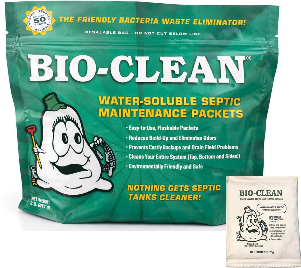 BIO-CLEAN SEPTIC PACKETS, CASE